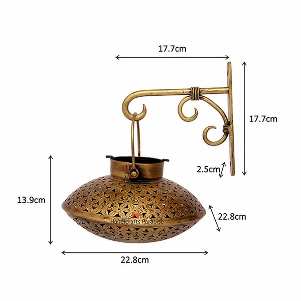 Golden_Wrought_Iron_Degchi_Dhoop_Pot_,_7_Inch