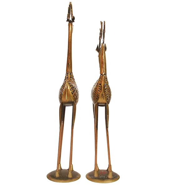Golden_Tea_Light_Deer_Showpiece_In_Wrought_Iron_,_31_Inch_(Set_Of_2)