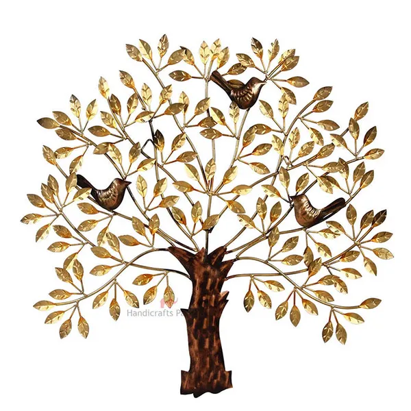 Golden_Wrought_Iron_Decorative_Tree_Wall_Art,_28_Inch