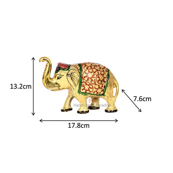 Golden_Elephant_Sculpture_For_Home_Decor_In_Metal,_5.2_Inch