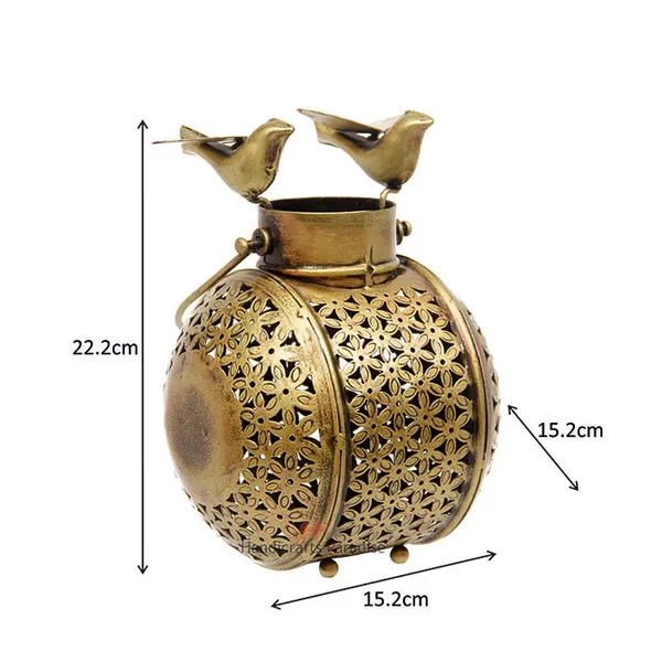 Golden_Bird_Tealight_Holder_Wall_Hanging_Cut_Work_Showpiece_,_8.75_Inch