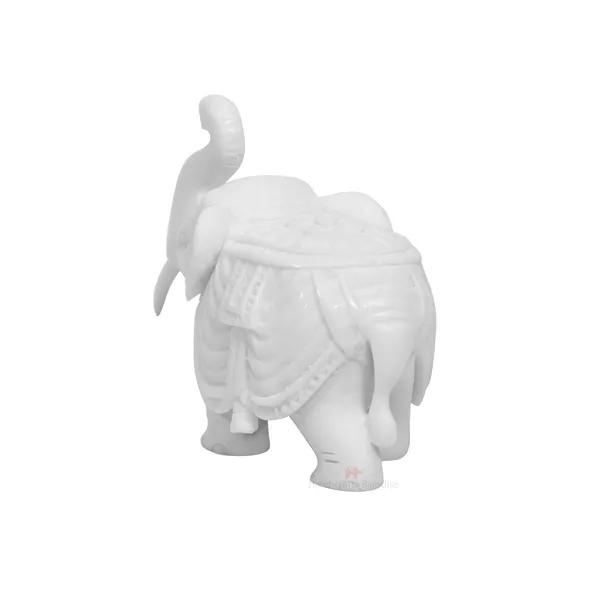 White_Trunk_Up_Elephant_For_Home_Decor,_2.25_Inch