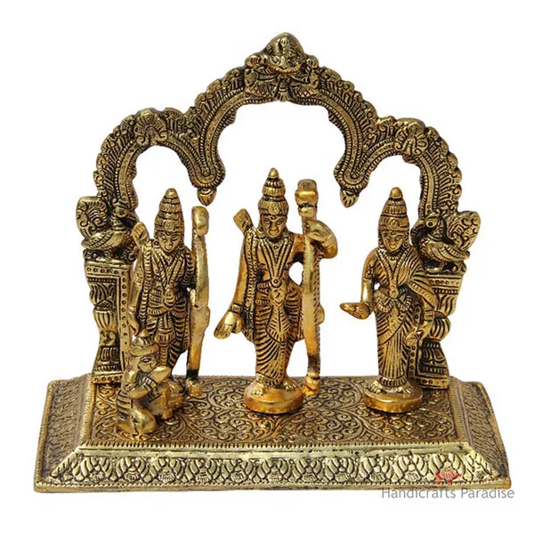 Golden_Ram_Darbar_Idol_Metal_Showpiece