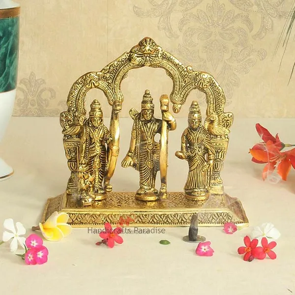 Golden_Ram_Darbar_Idol_Metal_Showpiece