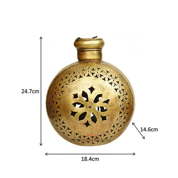 Golden_Kudi_Shape_Tealight_Holder_Cut_Work_For_Home_Decor_,_9.75_Inch