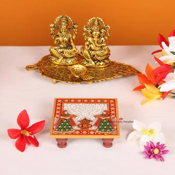 Multicolor_Marble_Puja_Chowki_With_Kalash,_4_Inch,_(Set_Of_10)