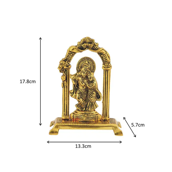 Golden_Radha_Krishna_Standing_Under_Mehrab_Showpiece-_7_Inches