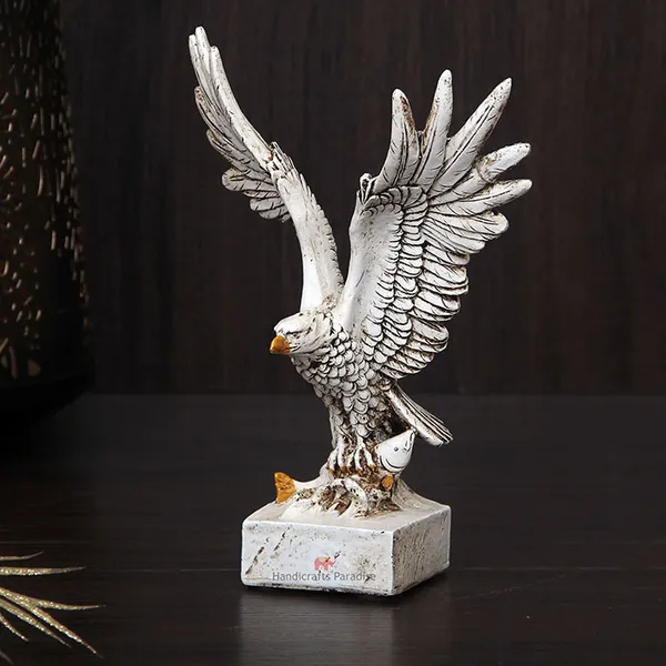 White_Eagle_Showpiece_Gift_Item_For_Home_Decor,_8.75_Inch