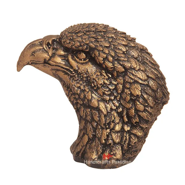 Rust_Golden_Eagle_Face_Head_Showpiece_For_Home_Dacor,_4.25_Inch