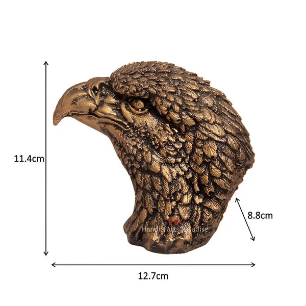 Rust_Golden_Eagle_Face_Head_Showpiece_For_Home_Dacor,_4.25_Inch
