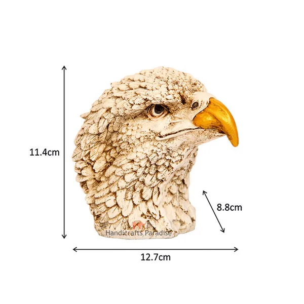 White_Eagle_Face_Head_Showpiece_For_Home_Dacor,_4.25_Inch