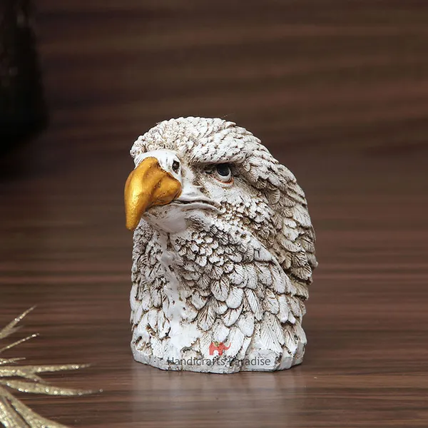 White_Eagle_Face_Head_Showpiece_For_Home_Dacor,_4.25_Inch