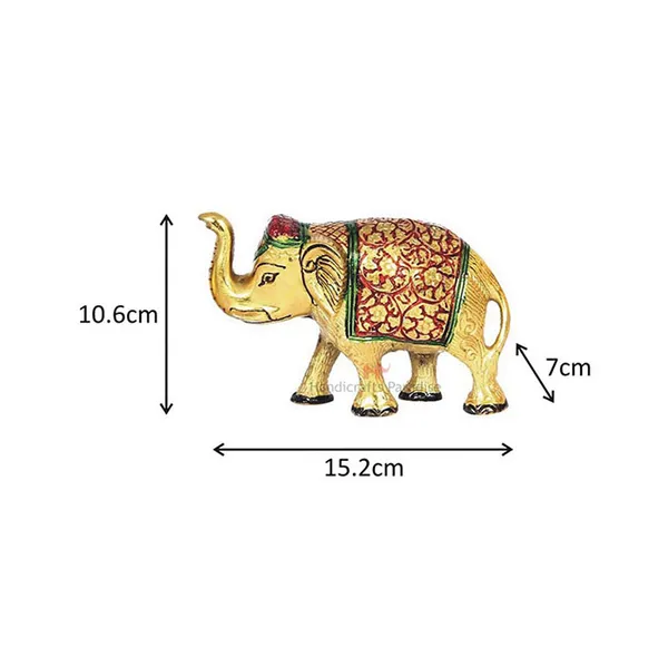 Golden_Elephant_Sculpture_For_Home_Decor_In_Metal,_4.2_Inch