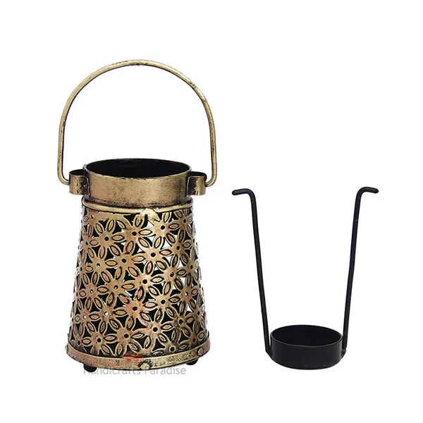 Rusty_Golden_Cut_Work_Lantern_Tea_Light_With_Handle_,_5_Inches