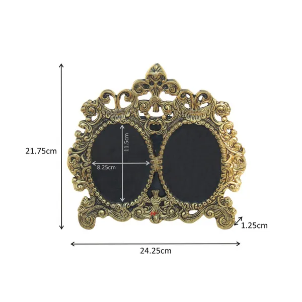Golden_Antique_Double_Picture_Victorian_Style_Aluminium_Photo_Frame