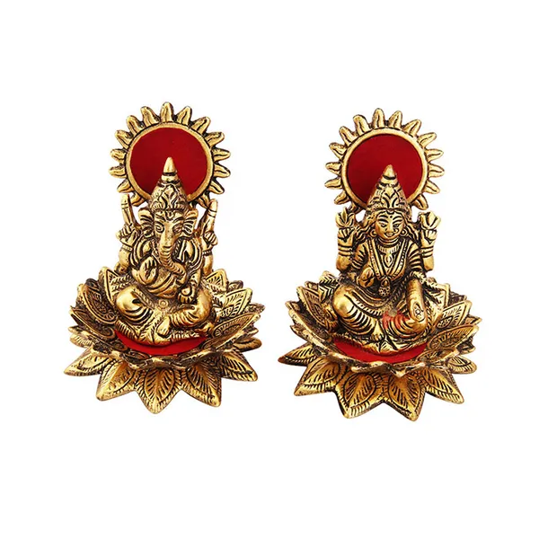 Golden_Aluminium_Lakshmi_Ganesh_Seated_On_Lotus,_4.25_Inch,_(Set_Of_2_Piece)