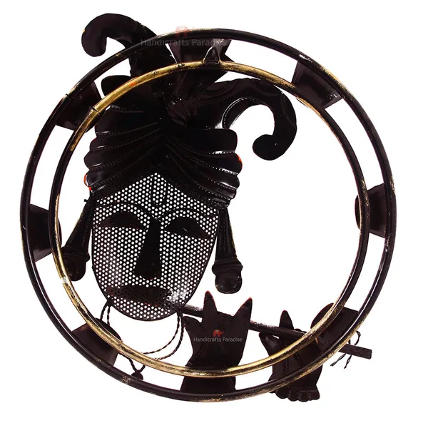 Multicolor_Iron_Krishna_Playing_Flute_Wall_Art,_19.5_Inch