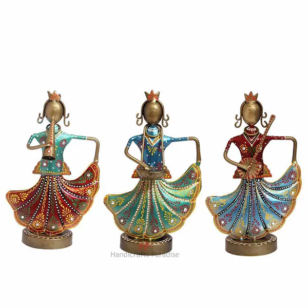 Multicolor_Wrought_Iron_Musical_Dancing_Angels_Showpiece,_9.5Inch,_(Set_Of_3Pc)