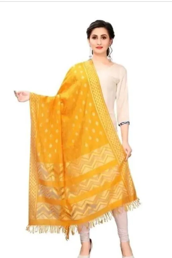 Women_Yellow_Weaving__Silk_Dupatta