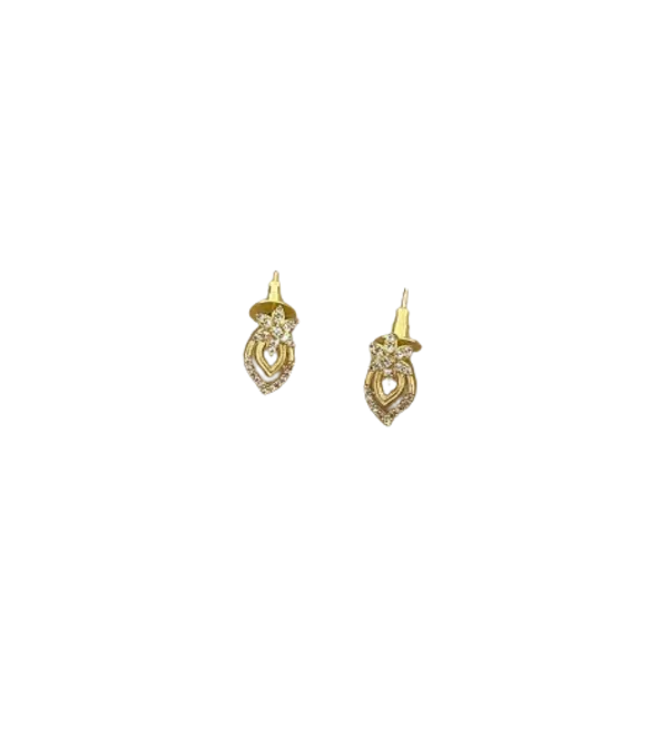 Golden_Beautiful_Minimal_Elegant_Leaves_Necklace_Set_For_Women