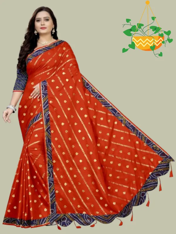 Orange_Art_Silk_Printed_Party_And_Festive_Bollywood_Pure_Saree_With_unstitched_Blouse