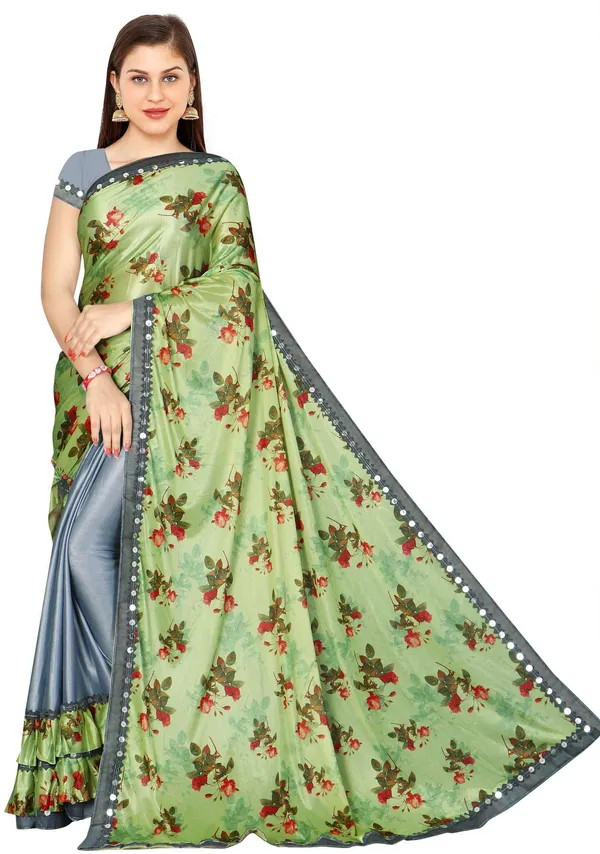 Grey_Lycra_Blend_Digital_Print_Wedding_And_Festive_Bollywood_Blend_Saree_With_unstitched_Blouse