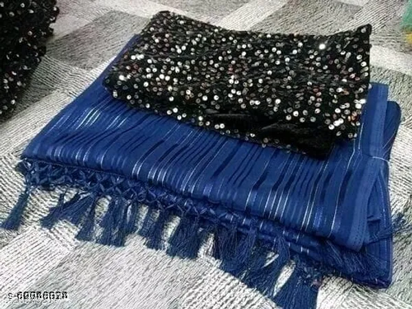 Blue_Designer_Fancy_Chiffon_Saree_With_Sequance_Blouse_Piece
