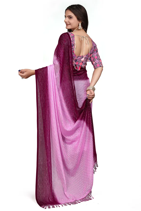 Pink__Designer_Fancy_Padding_Saree_With_unstitched_Blouse