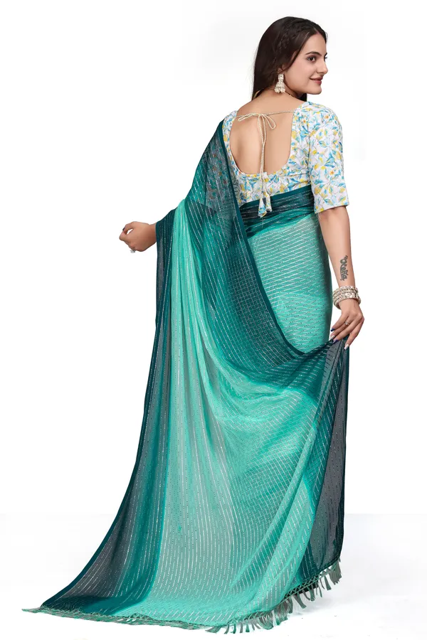 Sky_Designer_Fancy_Padding_Saree_With_unstitched_Blouse