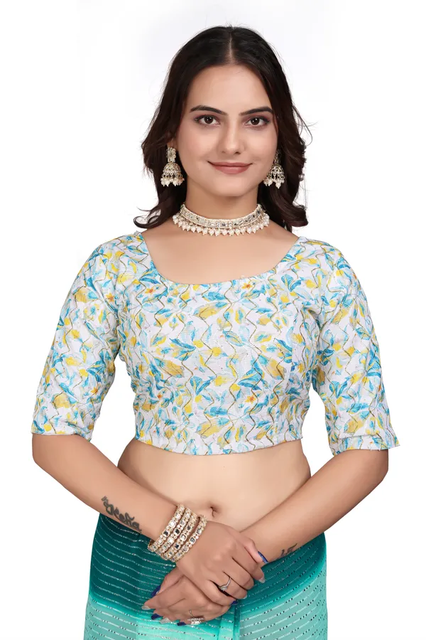 Sky_Designer_Fancy_Padding_Saree_With_unstitched_Blouse