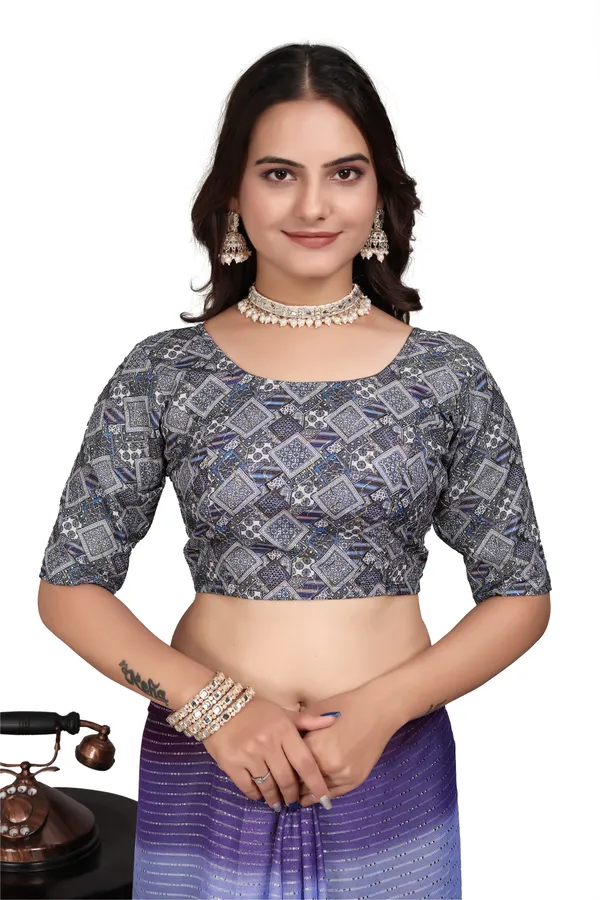 Purple_Designer_Fancy_Padding_Saree_With_unstitched_Blouse