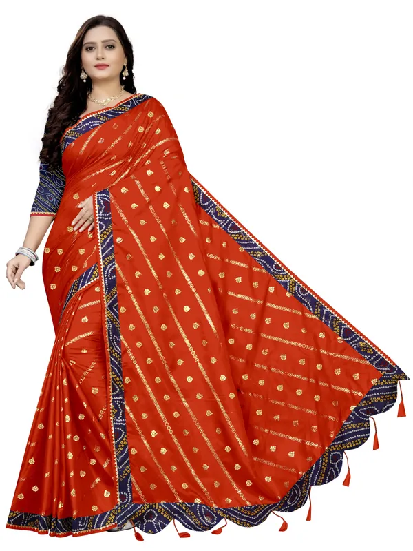 Orange_Art_Silk_Printed_Party_And_Festive_Bollywood_Pure_Saree_With_unstitched_Blouse