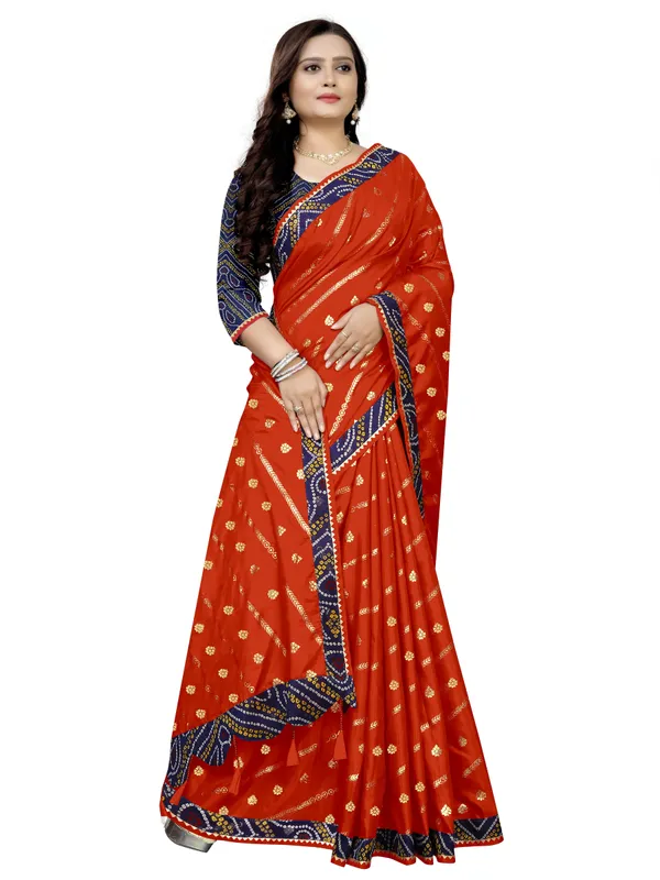 Orange_Art_Silk_Printed_Party_And_Festive_Bollywood_Pure_Saree_With_unstitched_Blouse