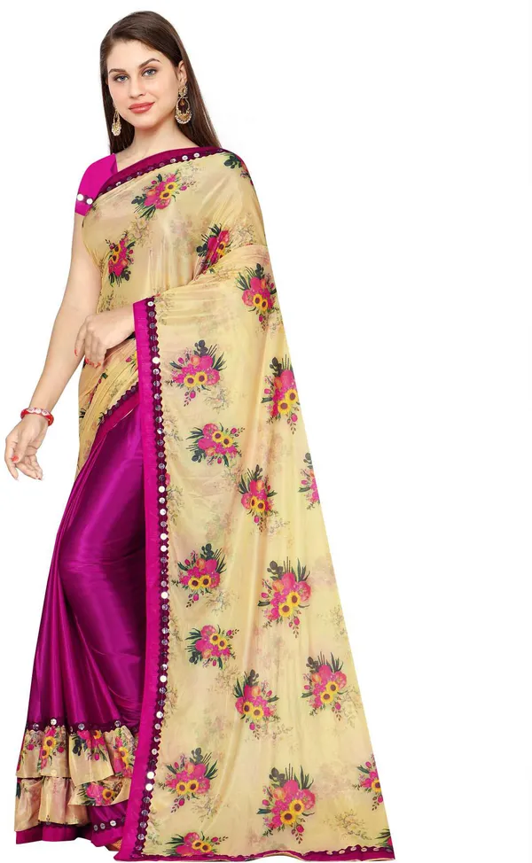 Pink_Lycra_Blend_Digital_Print_Wedding_&_Festive_Bollywood_Blend_saree_for_women