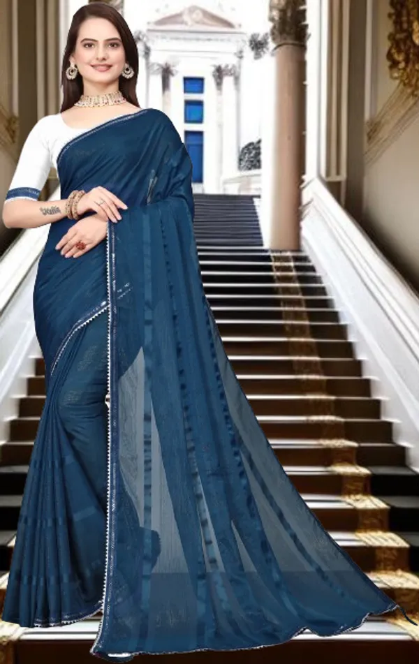 Multicolor_Georgette_Embellished_Party_And_Festive_Banarasi_Synthetic_Saree_With_unstitched_Blouse