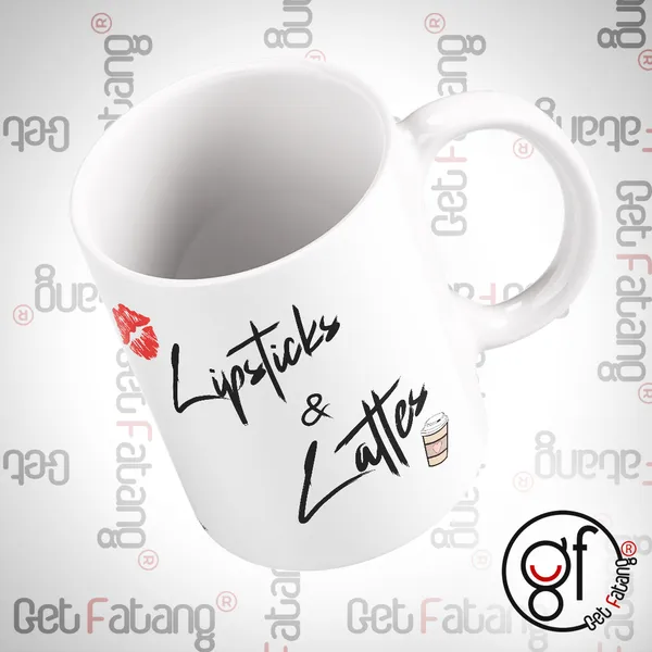 White_Coffee_Mug__Lipsticks_And_Lattes_Printed_Ceramic__Gift_For_Her_/_Him_(350_Ml)_Pack_Of_1