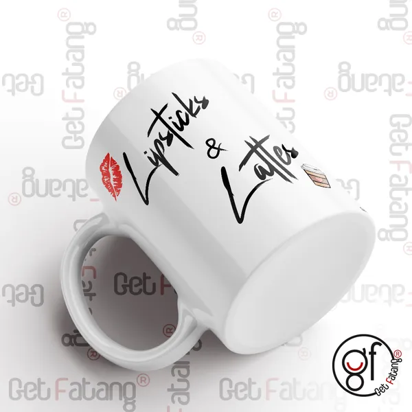White_Coffee_Mug__Lipsticks_And_Lattes_Printed_Ceramic__Gift_For_Her_/_Him_(350_Ml)_Pack_Of_1