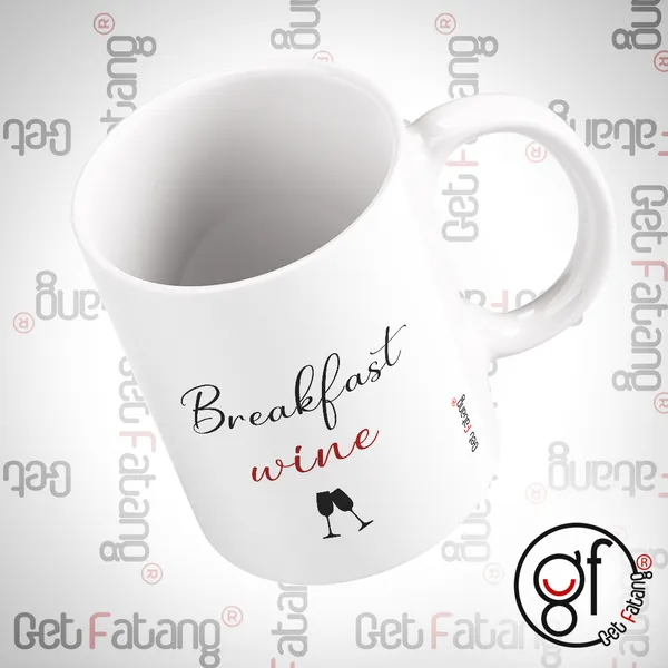 White_Breakfast_Wine_Is_A_Thing_Motivational_Printed_Ceramic_Coffee_Mug_Gift_For_Her_/_Him_(350_Ml)_Pack_Of_1