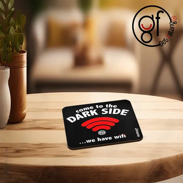 Coffee_Mug_Dark_Side_has_good_WiFi,_Movie_Theme_Printed_MDF_Coaster_and_Ceramic__Combo_Gift_for_Him_and_Her_(350_ML_||_4_inch_x_4_inch)