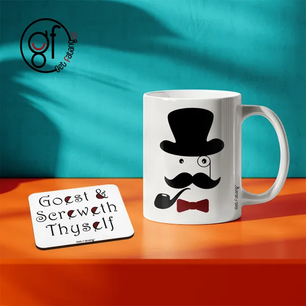 Coffee_Mug_Goest_&_Screweth_Thyself_Funny_Quotes,_Printed_MDF_Coaster_and_Ceramic__Combo_Gift_for_Him_and_Her_(350_ML_||_4_inch_x_4_inch)