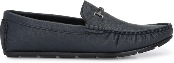 Blue_Synthetic_Leather_Loafers_For_Men