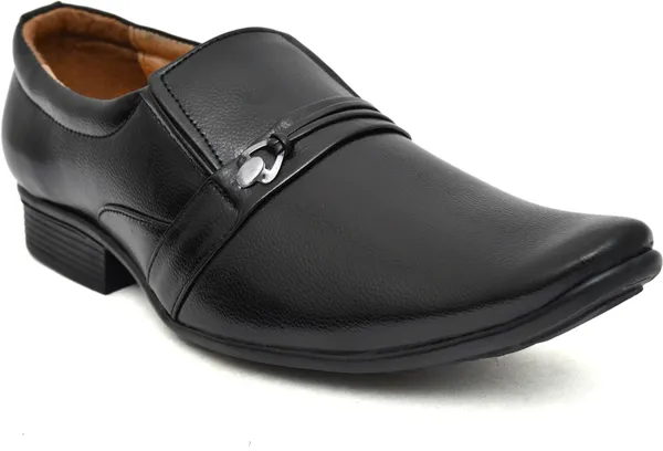 Black_Synthetic_Leather_Shoes_For_Men