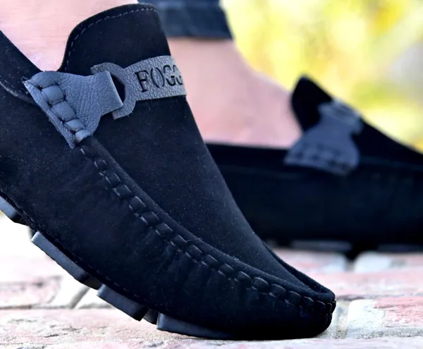 Black_Grey_Suede_Loafers_For_Men