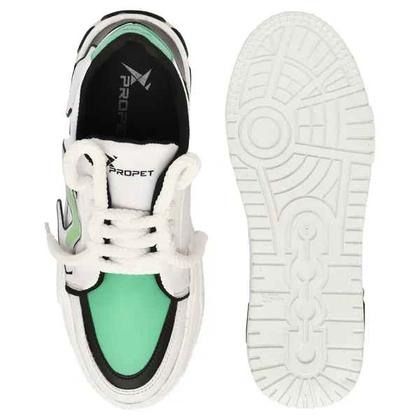 White_Synthetic_Leather_Sneakers_For_Men