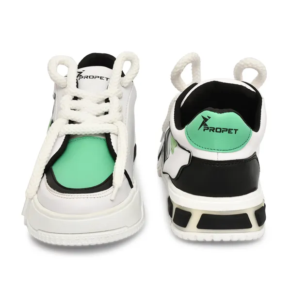 White_Synthetic_Leather_Sneakers_For_Men