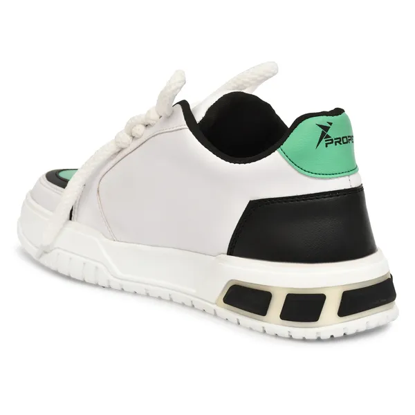 White_Synthetic_Leather_Sneakers_For_Men