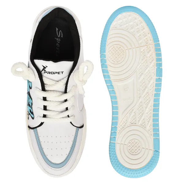 White_Synthetic_Leather_Sneakers_For_Men
