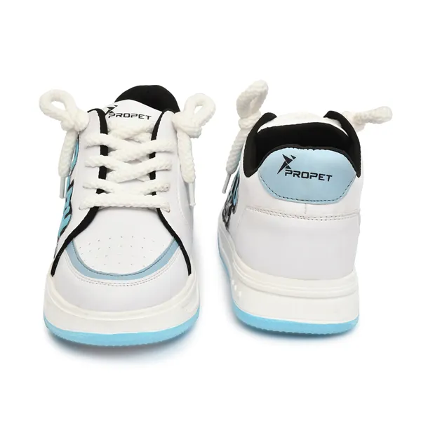 White_Synthetic_Leather_Sneakers_For_Men