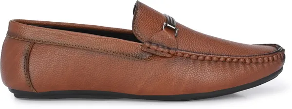 Tan_Synthetic_Leather_Loafers_For_Men