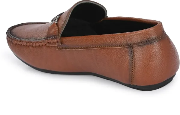 Tan_Synthetic_Leather_Loafers_For_Men